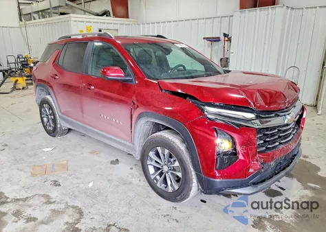 2025 Chevrolet Equinox Lt из США, поврежденный, VIN 3GNAXPEG7SL222563